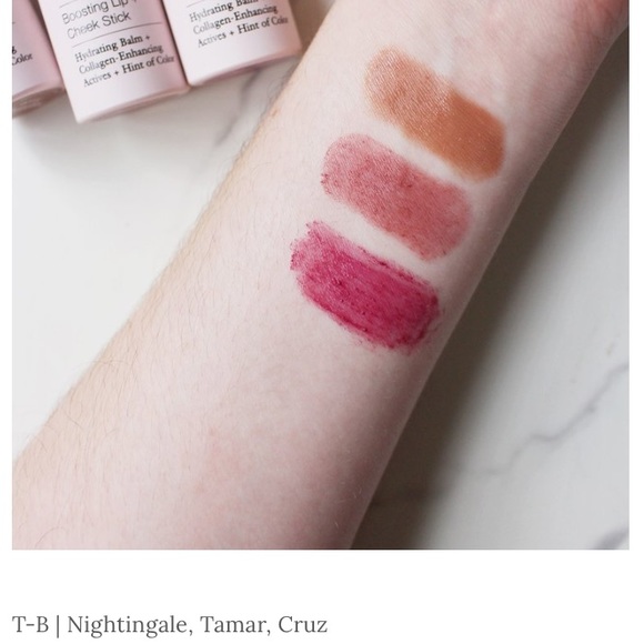 (BA1) ONOMIE Boosting Lip + Cheek Hydrating & Collagen Stick in Tamar,New in Box - Picture 6 of 7